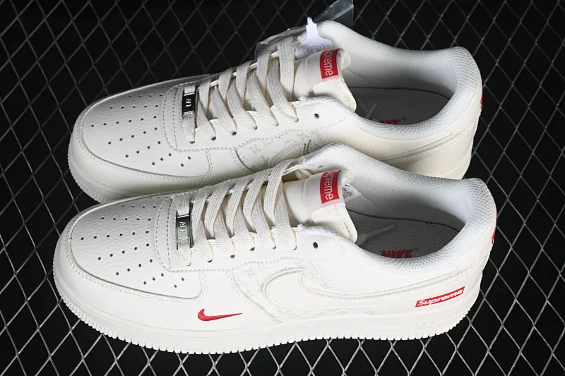 All categories Nk Air Force 1 Air Force series Nk Air Force 1 Low Air Force low-top Nike Air Force 1'07 Low joint model pure white Air Force 1 low-top casual sneakers MM3399-815